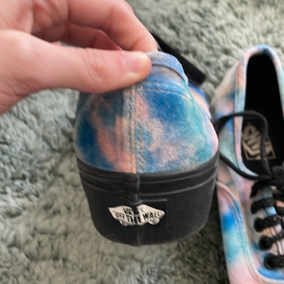 Limited edition tie died velvet Vans - Picture 2 of 3